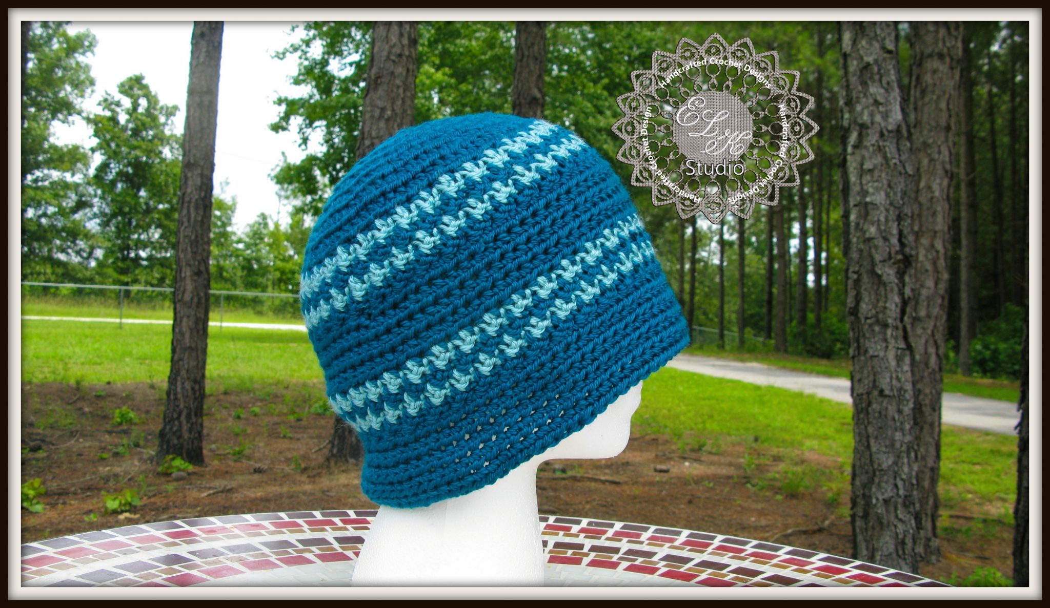Free Crochet Hounds Tooth Hat Pattern - ELK Studio ...