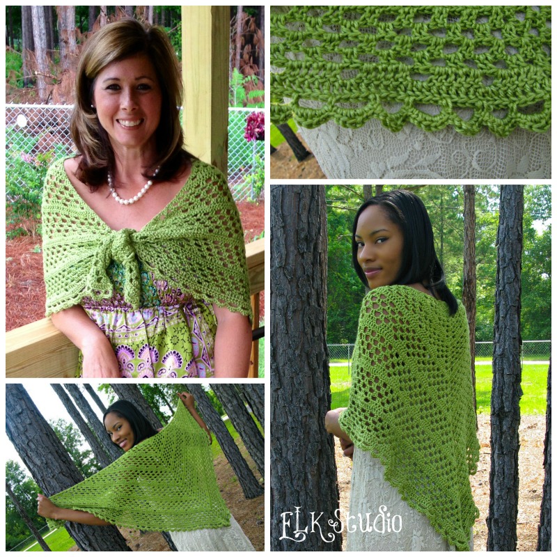 Dixie Charm - A Free Summer Crochet Shawl Pattern