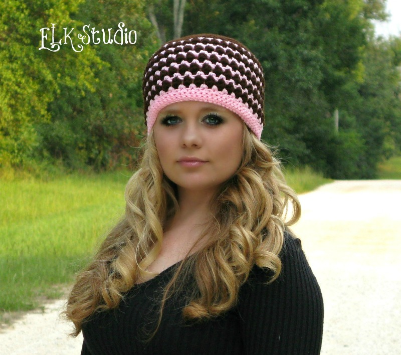 Kodey's Beanie - A FREE Crochet Hat Pattern by ELK Studio