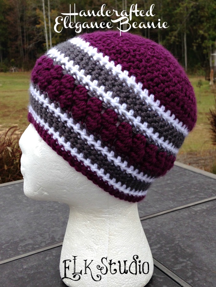 ... Elegance Beanie - A FREE Crochet Beanie by ELK Studio #crochet #beanie