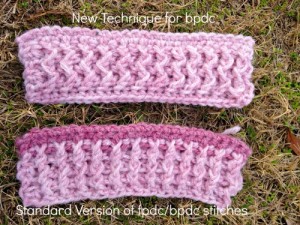 Front Post and Back Post Double Crochet by ELK Studio